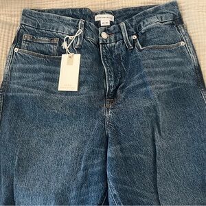 Good American Distressed Blue Jeans
